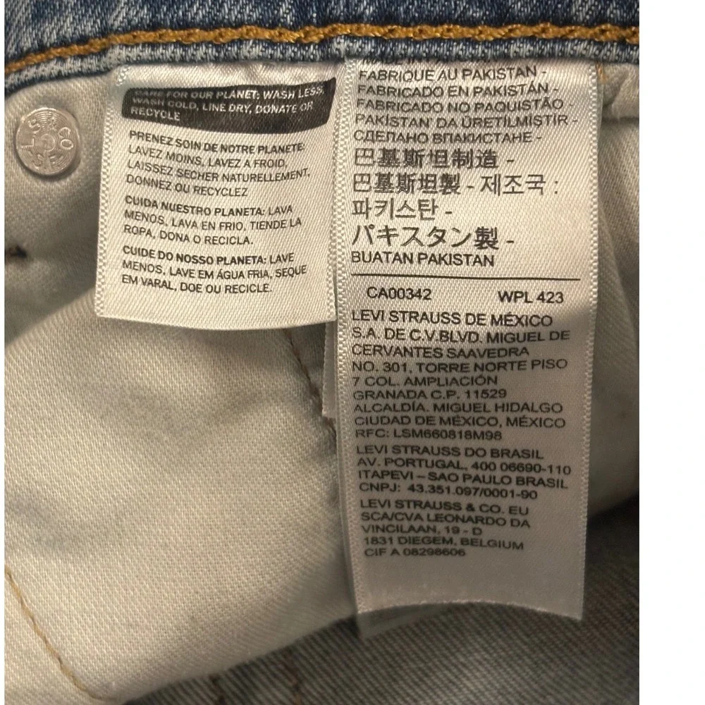 Levis 541 Athletic Taper Jeans Mens 36x32 Medium Wash Blue Denim Pants